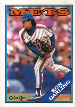 1988 O-Pee-Chee Baseball Cards 038      Ron Darling